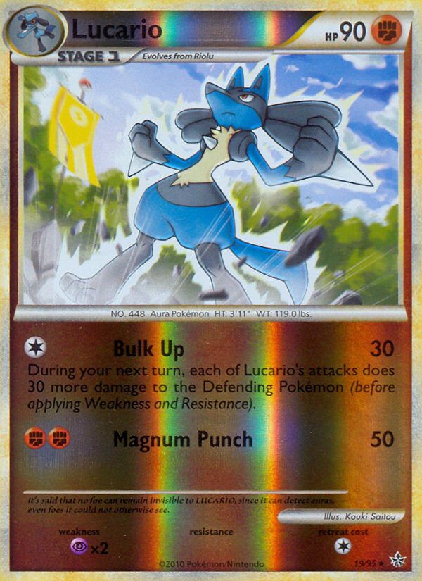 Unleashed Lucario #19/95 reverse holo